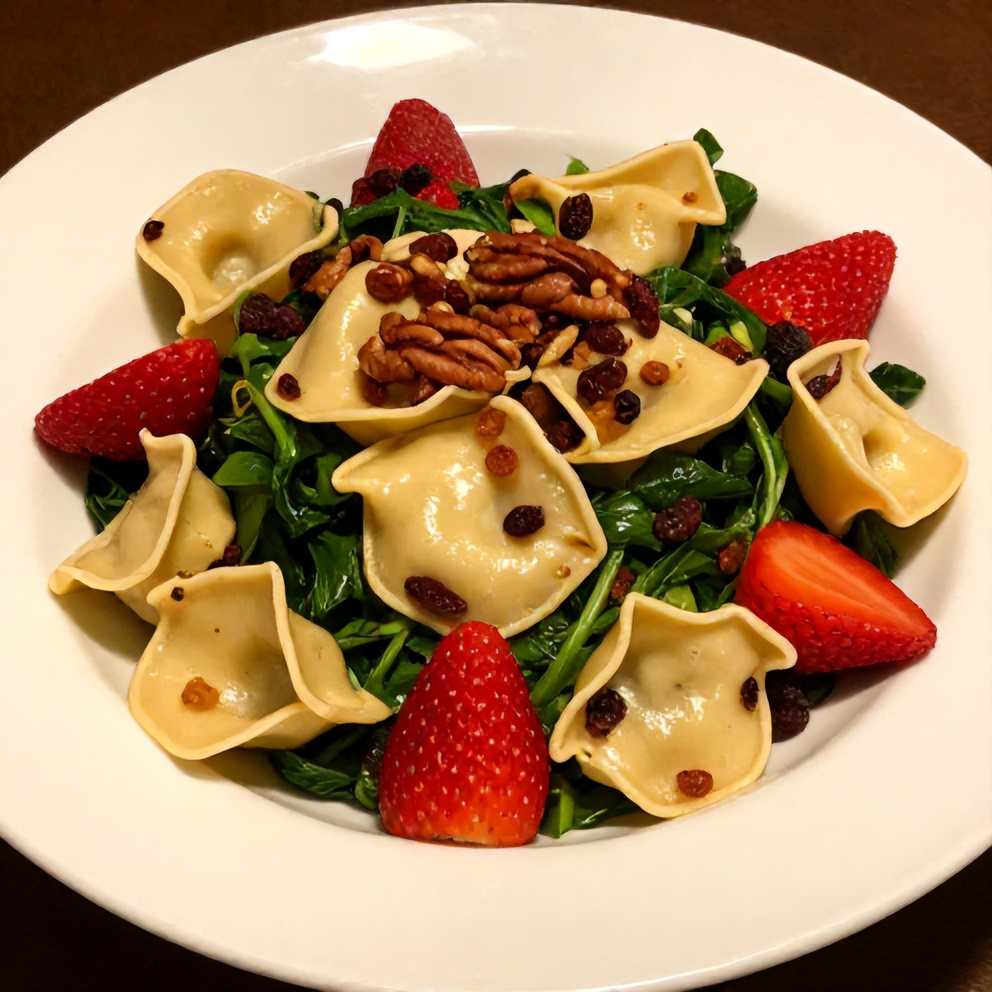 Plated Apple Tortellini Salad