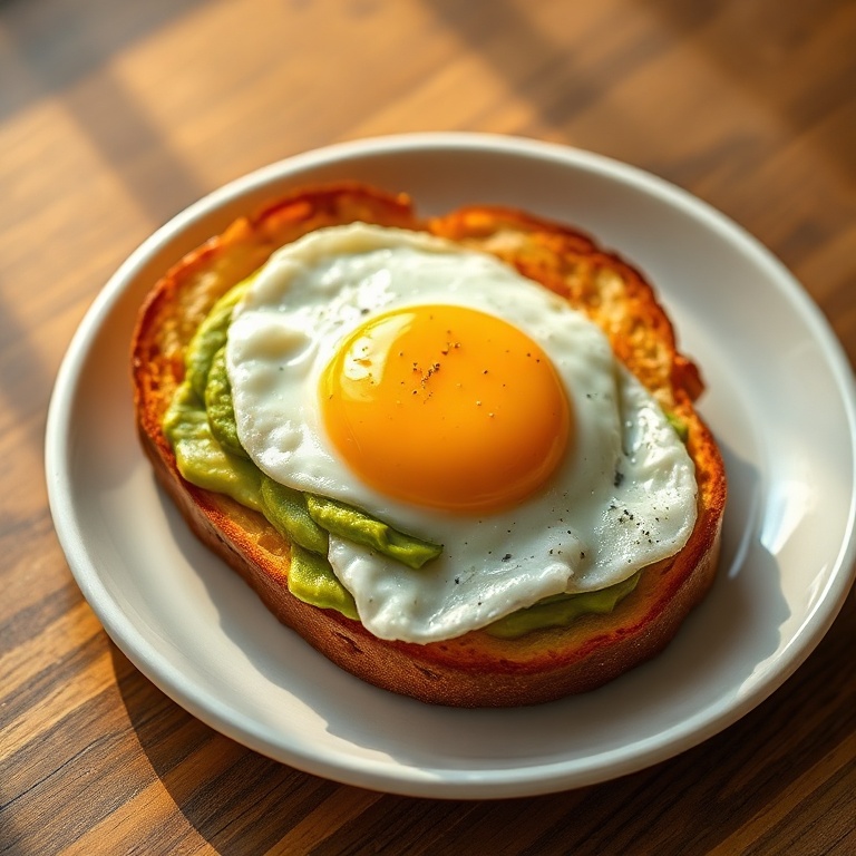 best crispy avocado toast with eggs