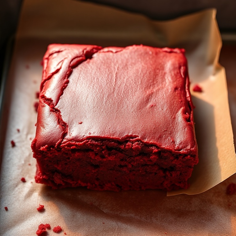 Best Fudgy Red Velvet Brownies