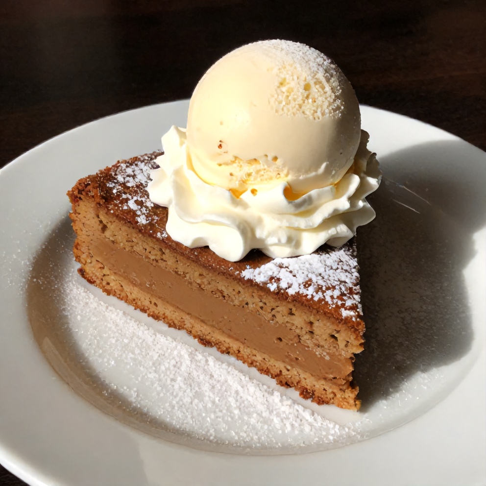 Sliced Brown Sugar Chai Cake with Warm Spices