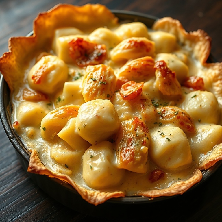 Creamy Baked French Onion Gnocchi