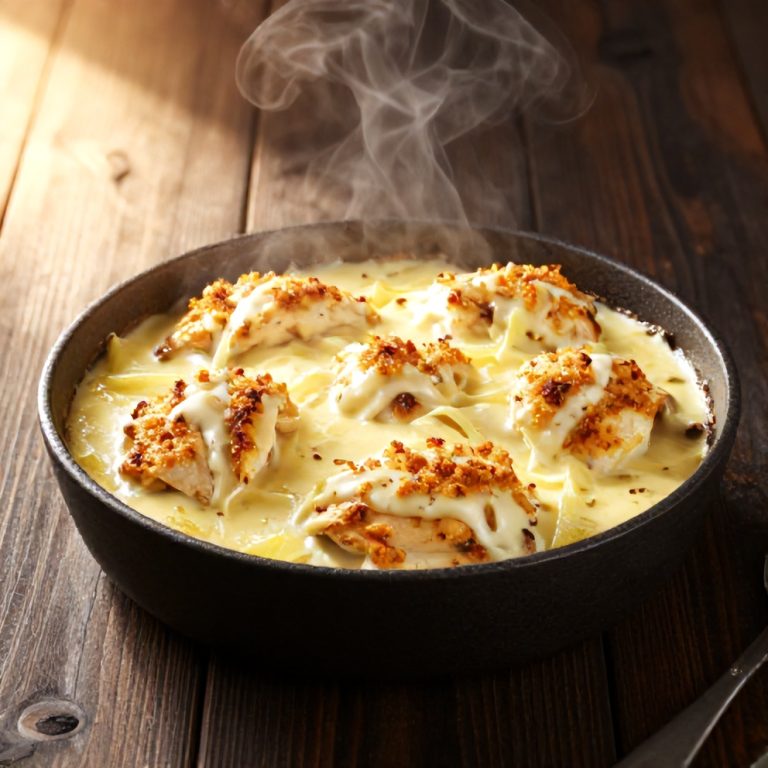 Creamy Baked Lemon Butter Chicken