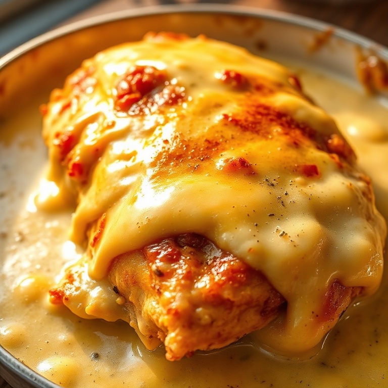 Creamy Cheese Sauce Chicken