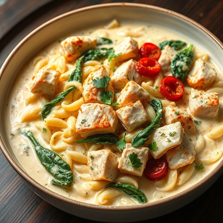 creamy chicken orzo