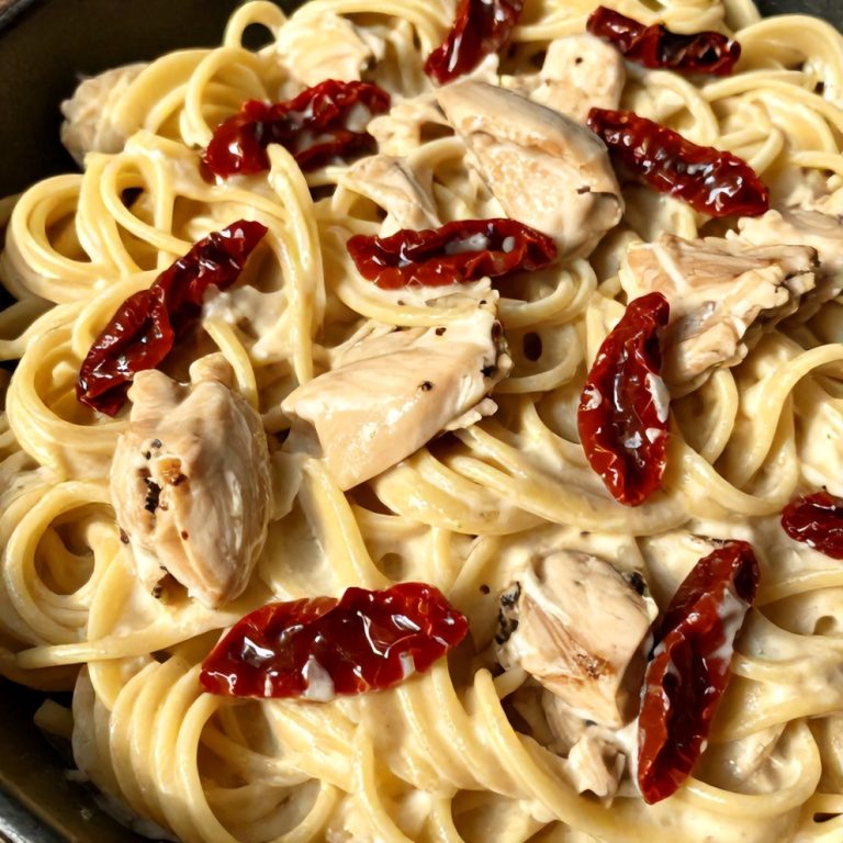 Creamy Chicken Pasta with Sun-Dried Tomatoes