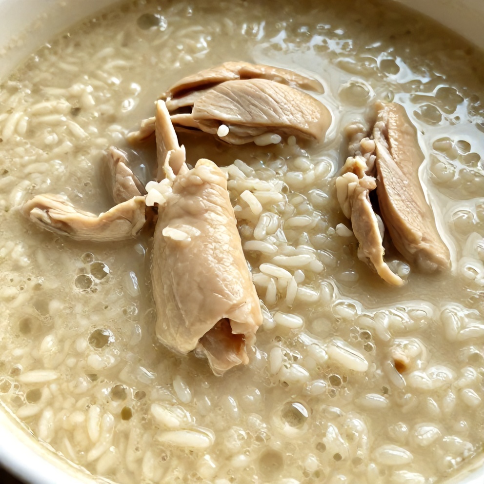 Creamy Coconut Chicken Brothy Rice