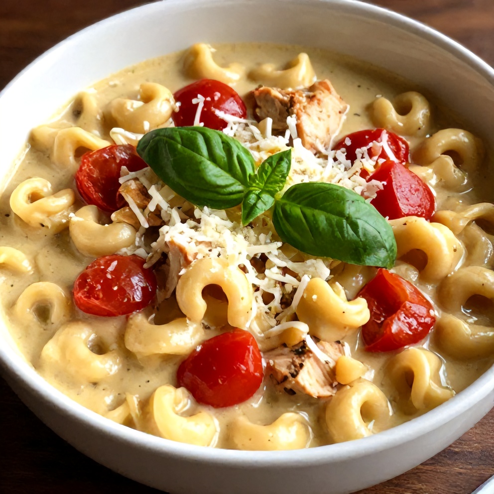 Crock Pot Chicken Parmesan Soup