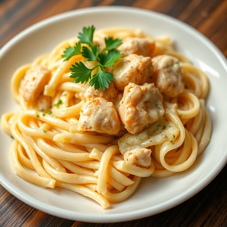 Creamy Garlic Parmesan Chicken Pasta