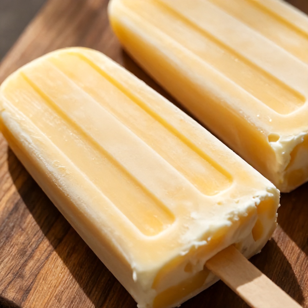 Mango Greek Yogurt Popsicles