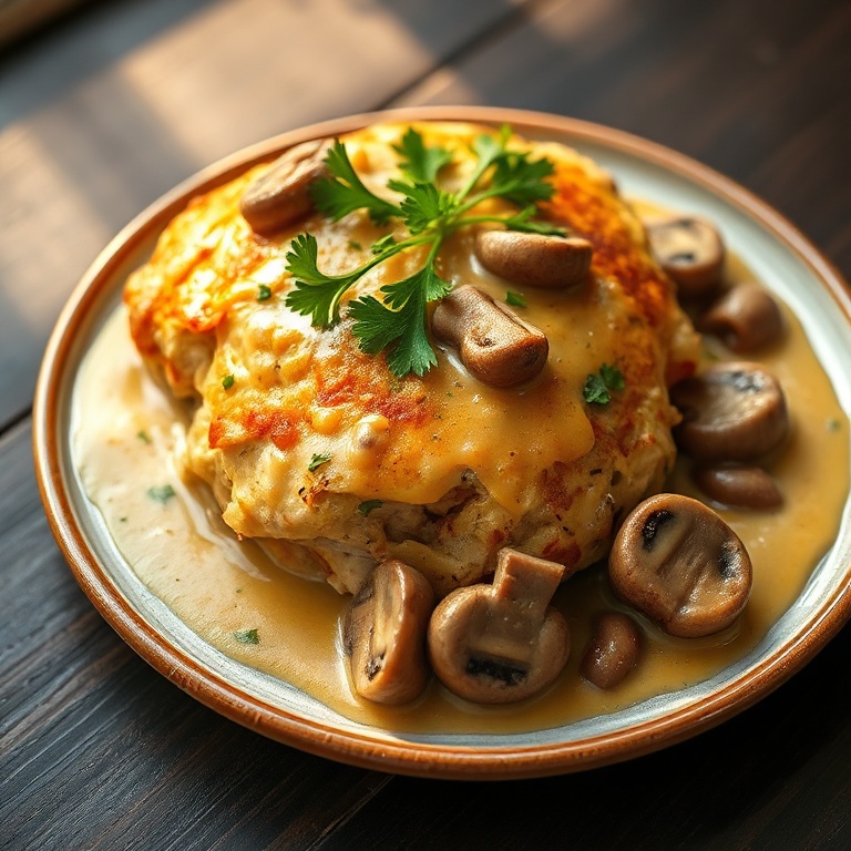 creamy mushroom chicken