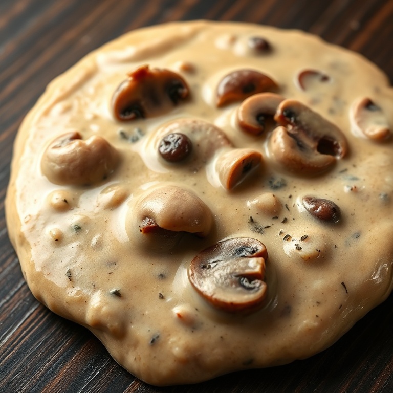 Creamy Mushroom Sauce for Steak