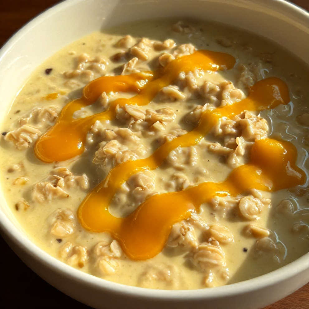 Creamy Pandan Coconut Overnight Oats
