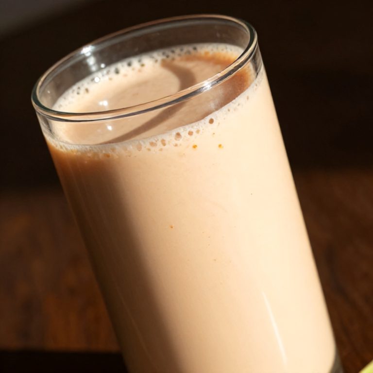Creamy Peach Protein Shake