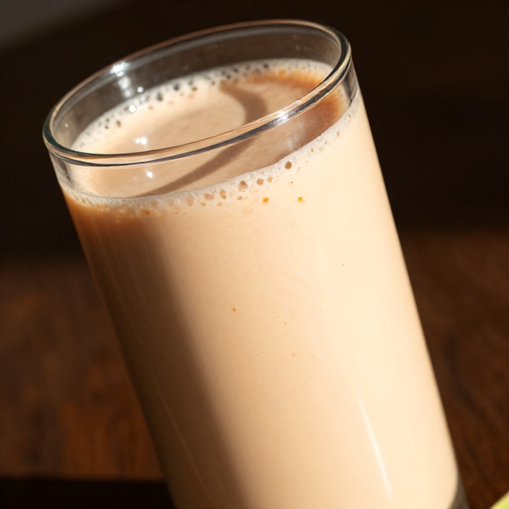 Creamy Peach Protein Shake