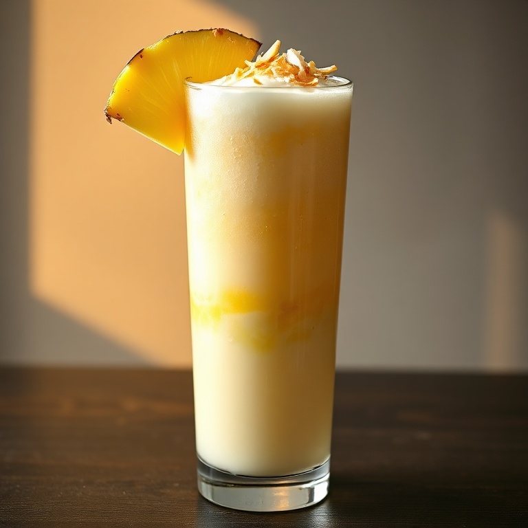 Creamy Pineapple Coconut Soda