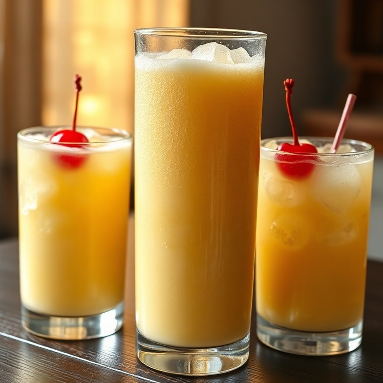 creamy pineapple party soda