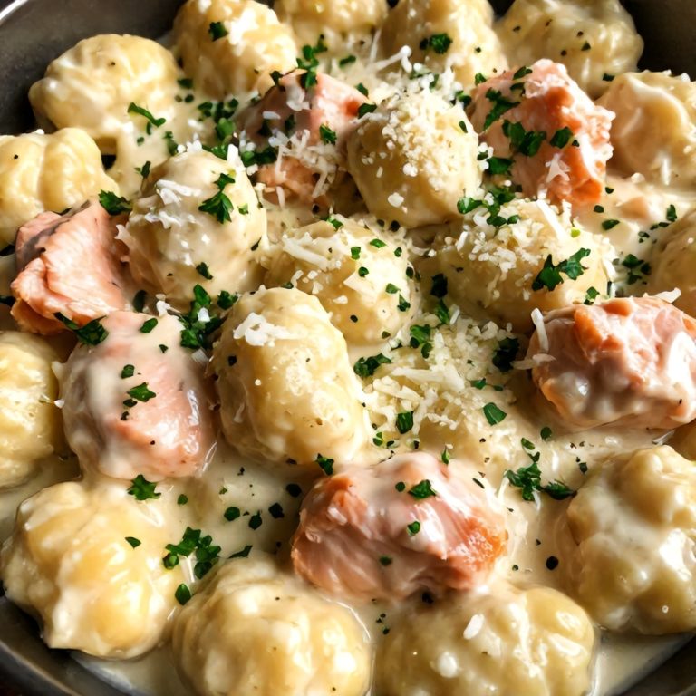 creamy smoked salmon gnocchi