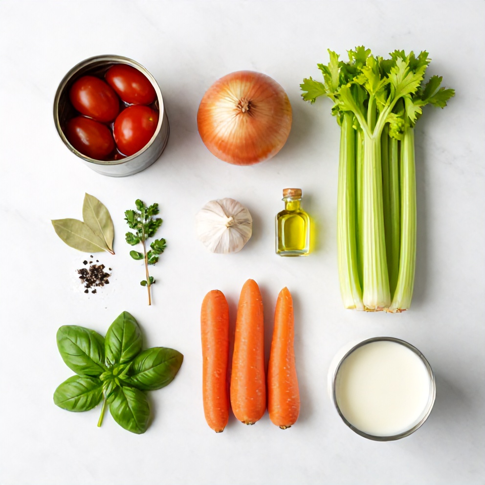 Creamy Tomato Soup Ingredients