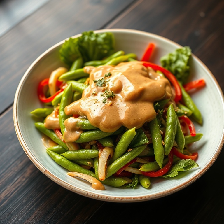 Crispy Asian Edamame Salad