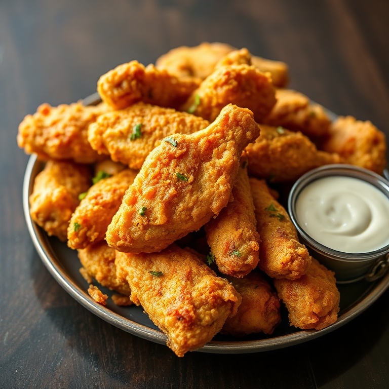 Crispy Dill Pickle Chicken Wings