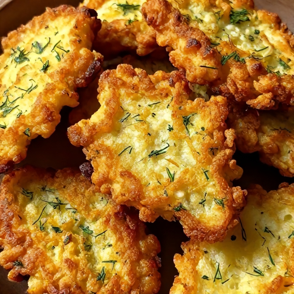 crispy dill pickle fritters