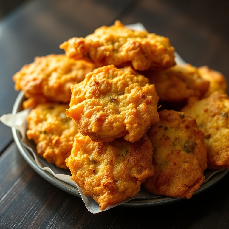 Crispy Fried Pickle Fritters