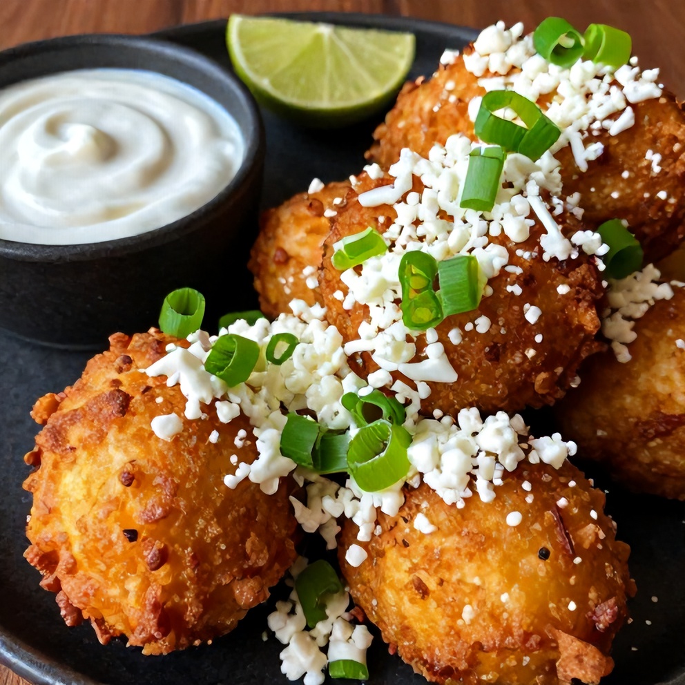 Mexican Street Corn Fritters