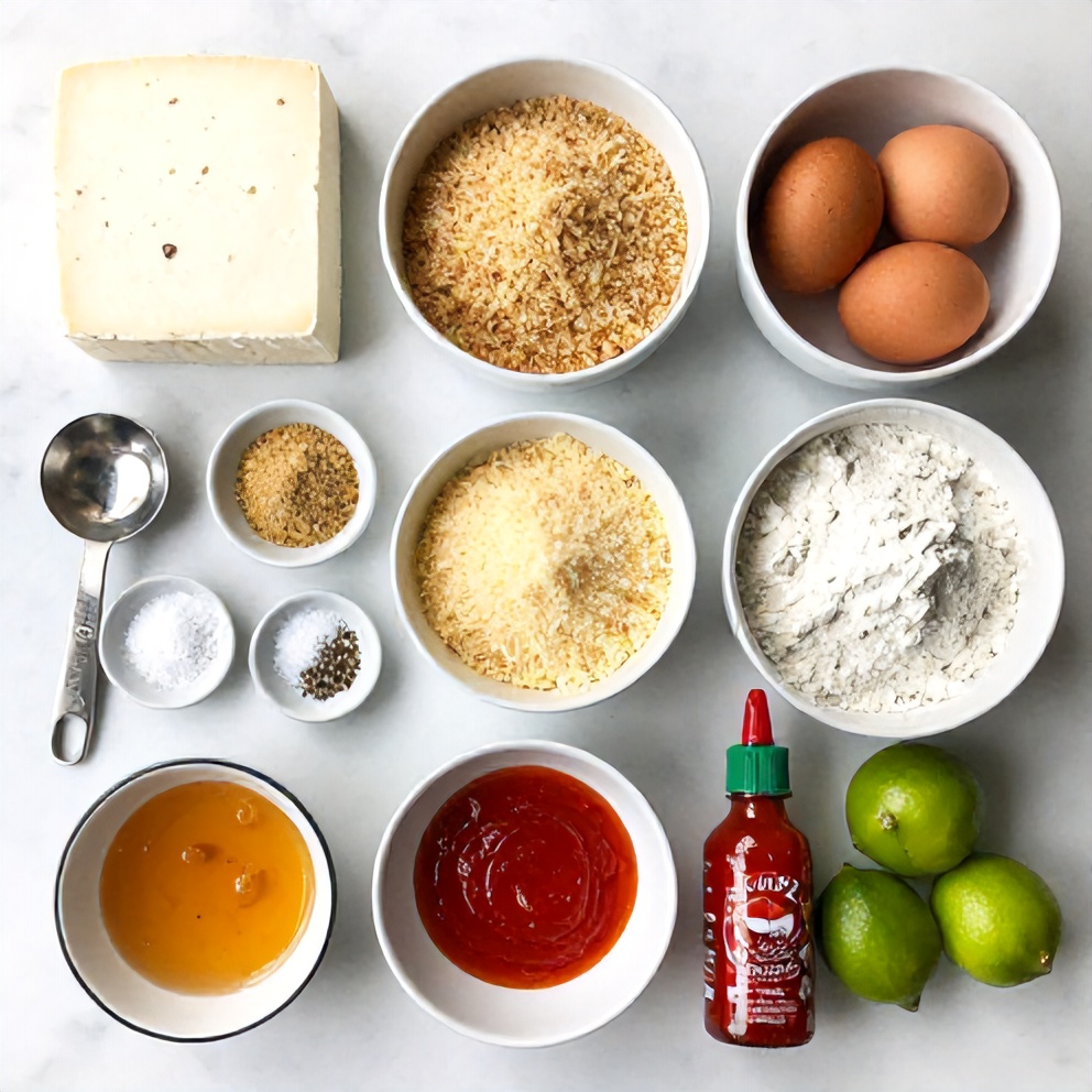 Crispy Oven-Fried Feta Rolls Ingredients