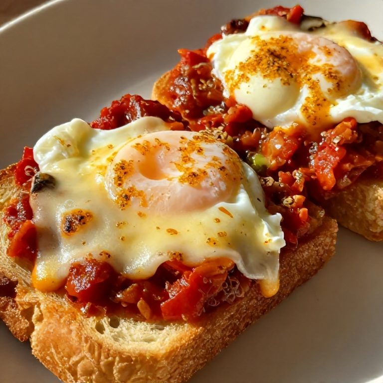 Crispy Shakshouka Toast