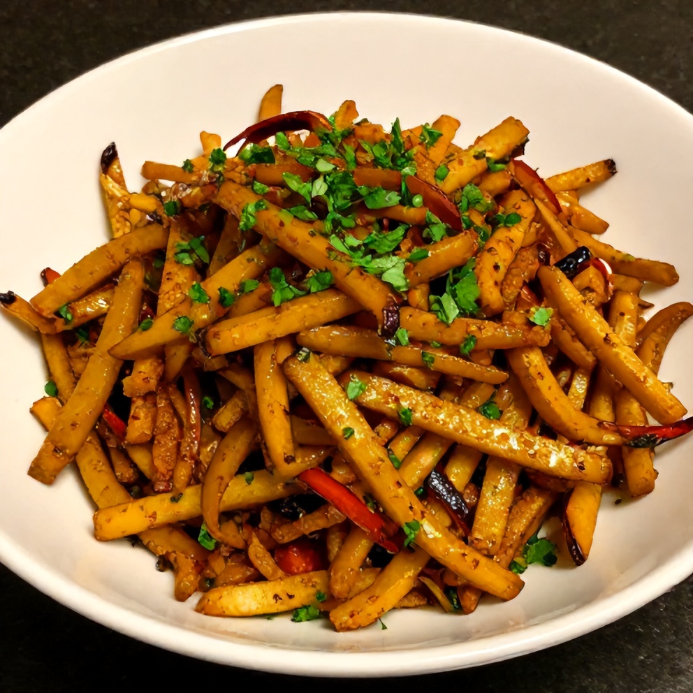 Sweet and Spicy Pickle Slaw served in a bowl