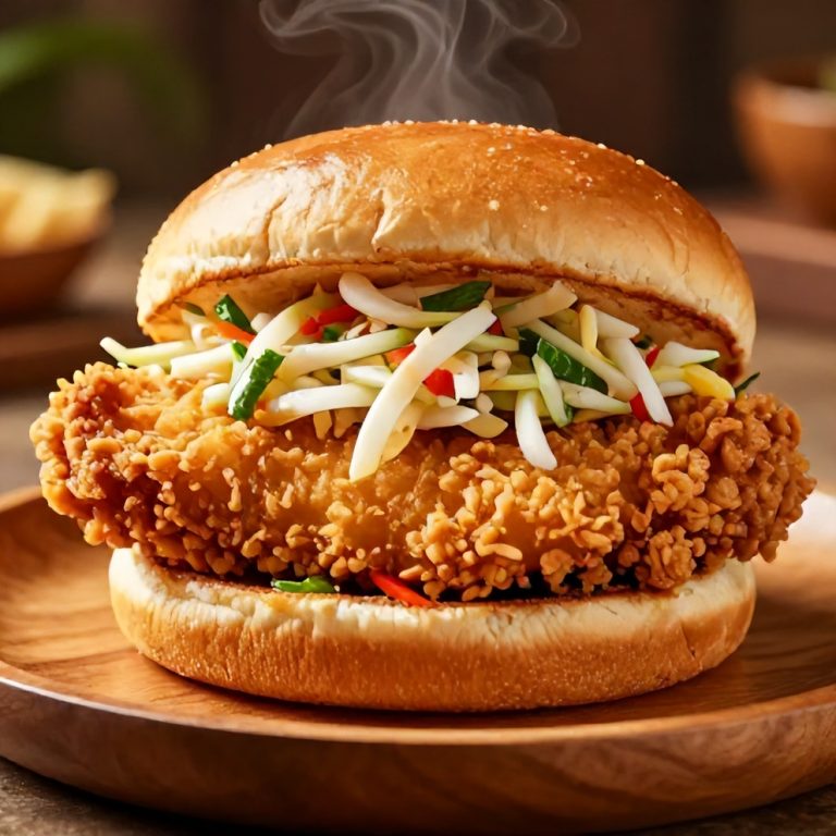 Crispy Thai Fried Chicken Sandwich