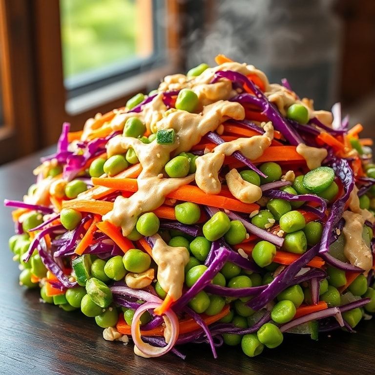 crunchy Asian edamame salad