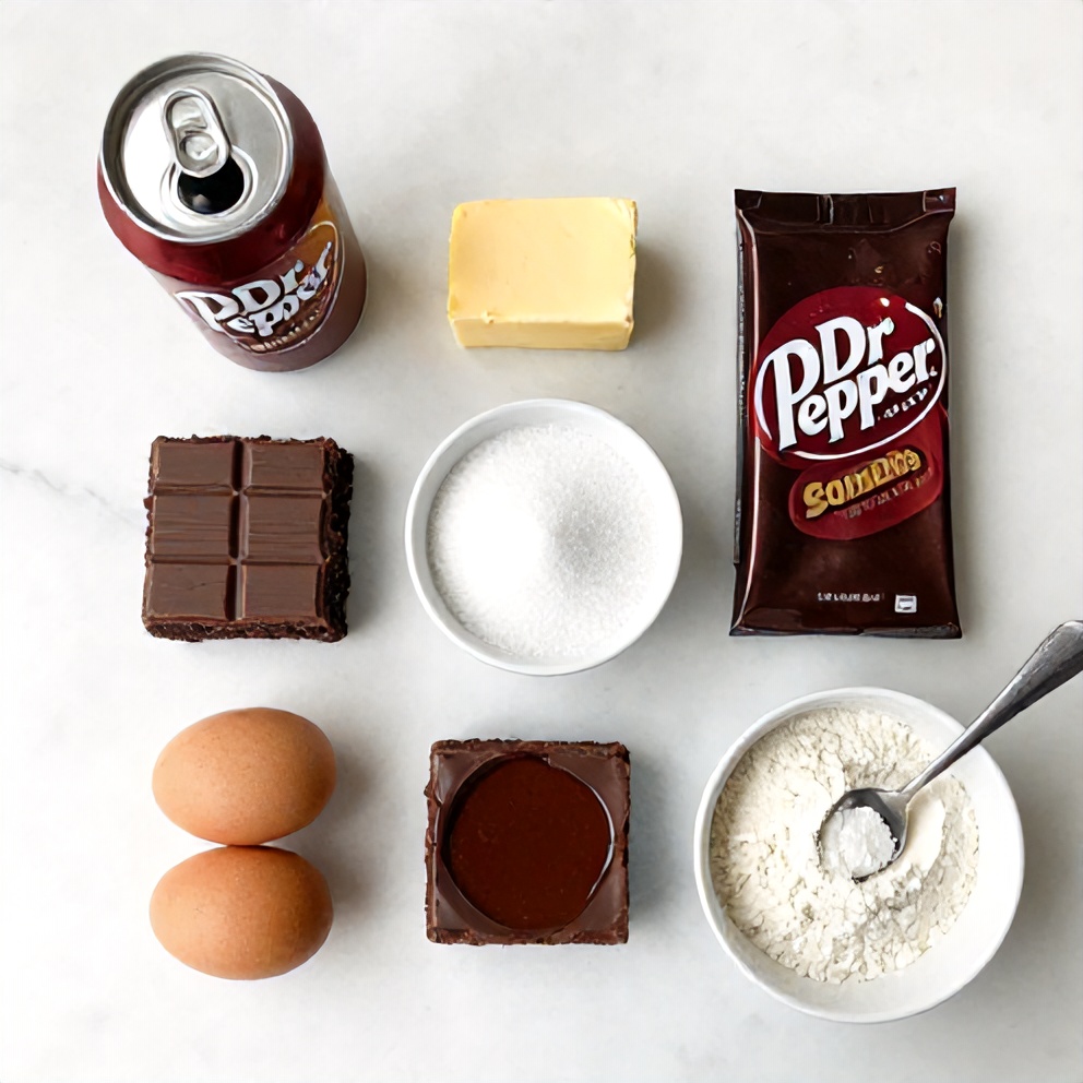 Dr Pepper Brownies Ingredients