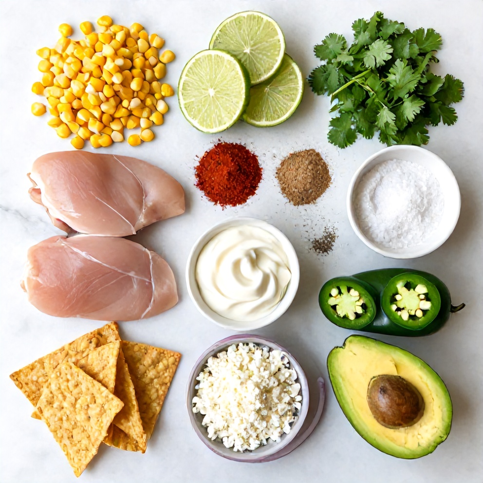 Street Corn Chicken Bowl Ingredients