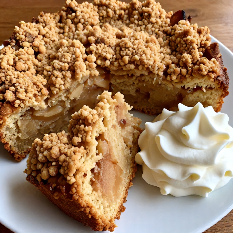 easy apple crisp coffee cake