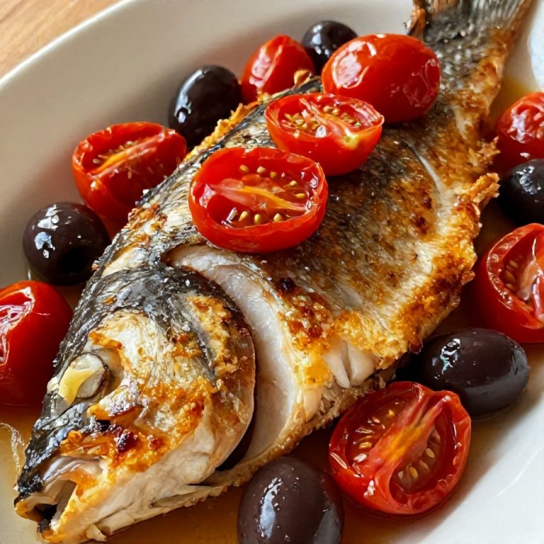 Easy Baked Sea Bass