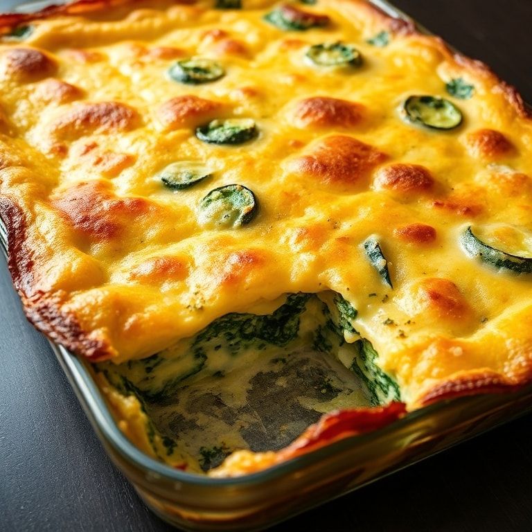 easy baked zucchini spinach and feta casserole