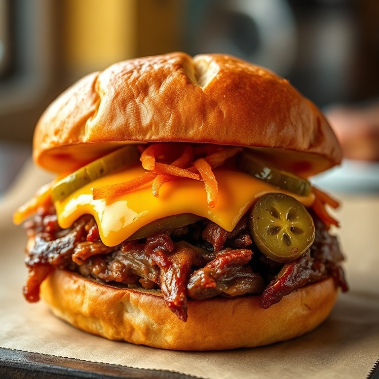 easy bbq brisket sandwiches