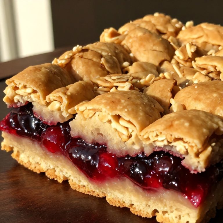 Easy Berry Oat Bars