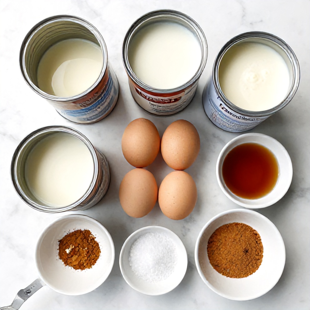 Ingredients for Coconut Pudding