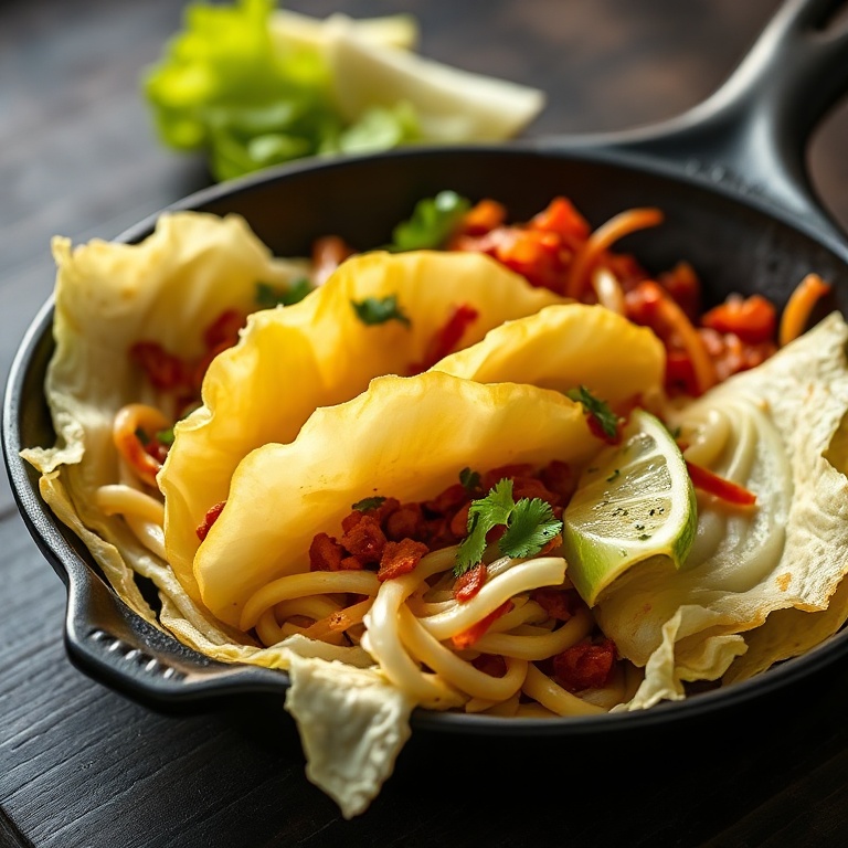 Easy Cabbage Taco Skillet