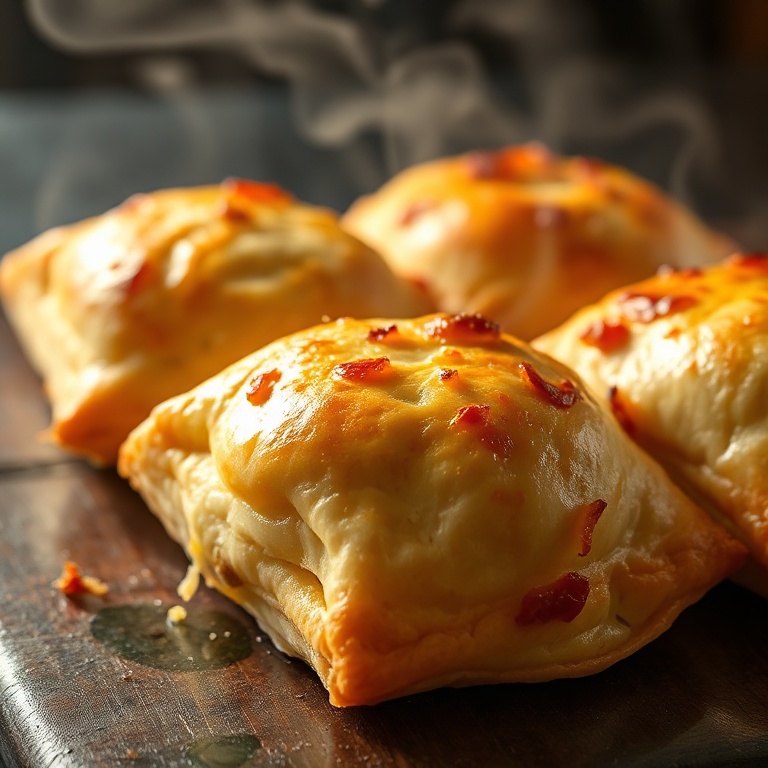 easy cheese and onion pasties