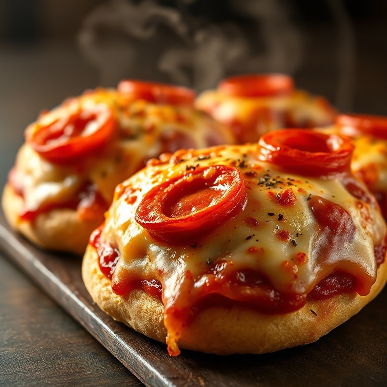 Easy Cheesy Pepperoni Pizza Bombs