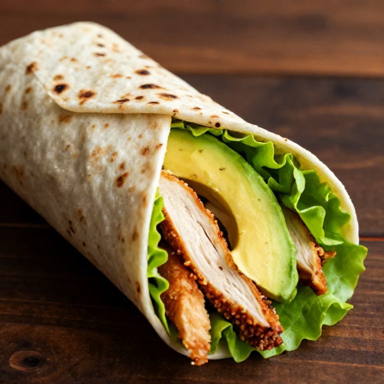 Easy Chicken Avocado Wrap