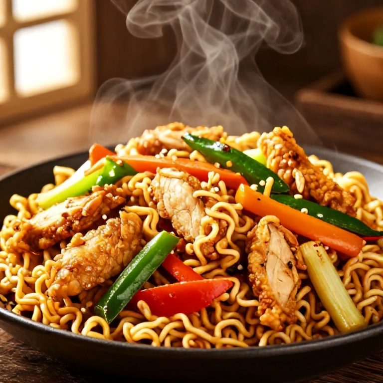 Easy Chicken Ramen Stir Fry