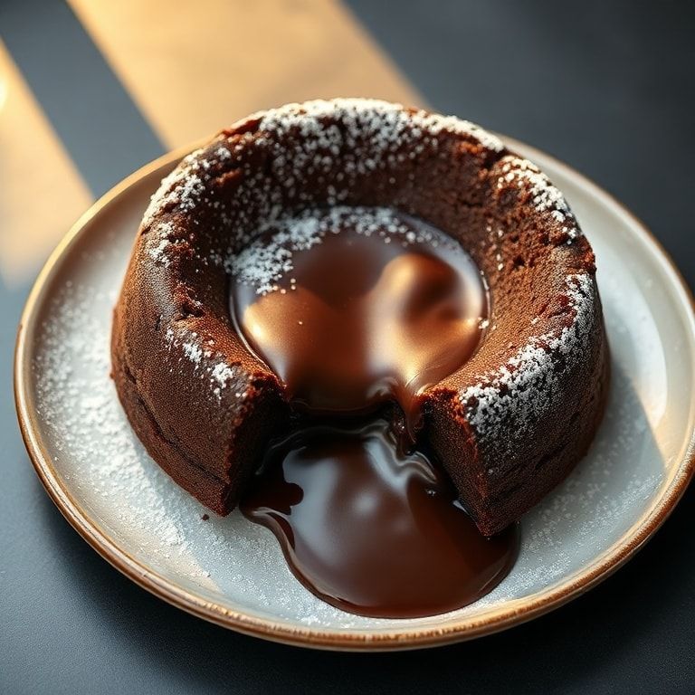 easy chocolate lava cake