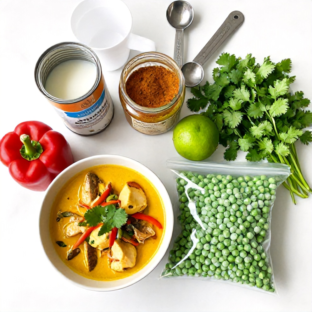 Coconut Lime Fish Curry Ingredients