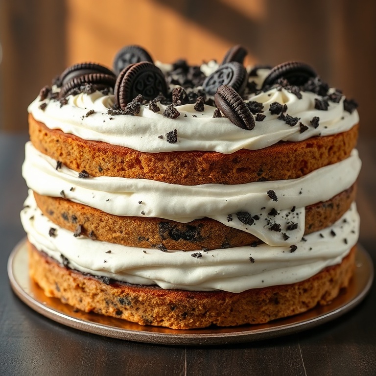easy cookies and cream cake