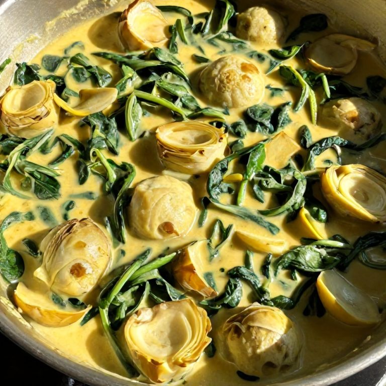 Easy Creamed Spinach and Artichokes