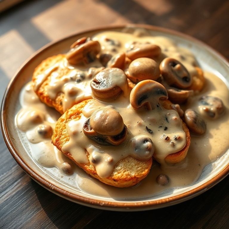 easy creamy mushroom chicken